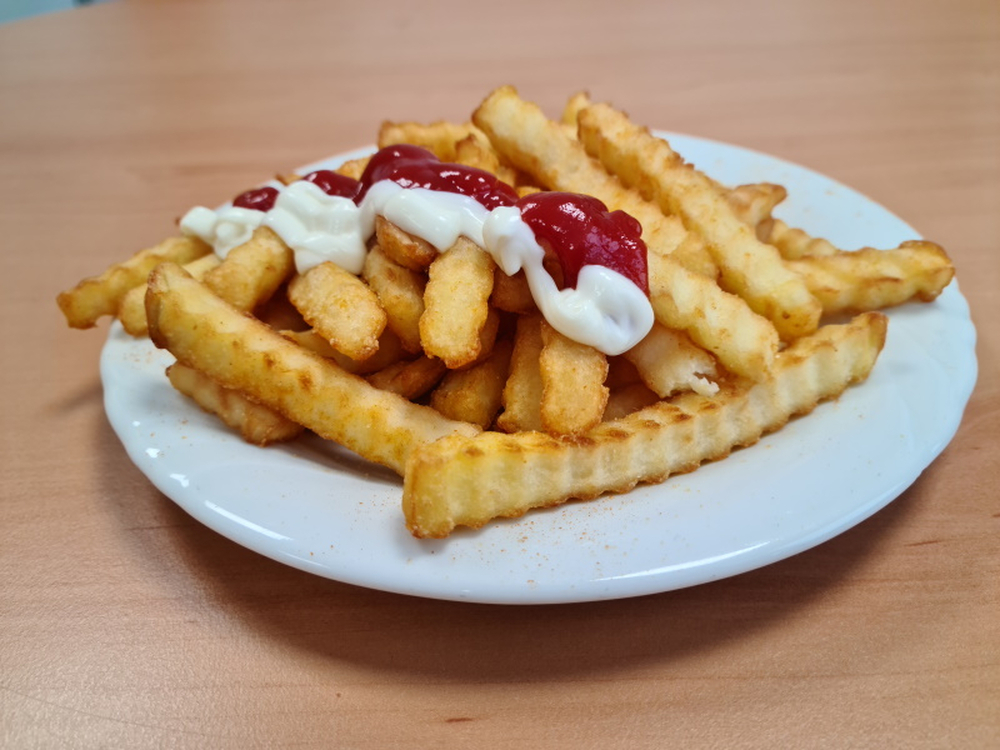 *Portion Pommes mit Ketchup &amp; Mayo* - Mittagessen ohne Registrierung ...